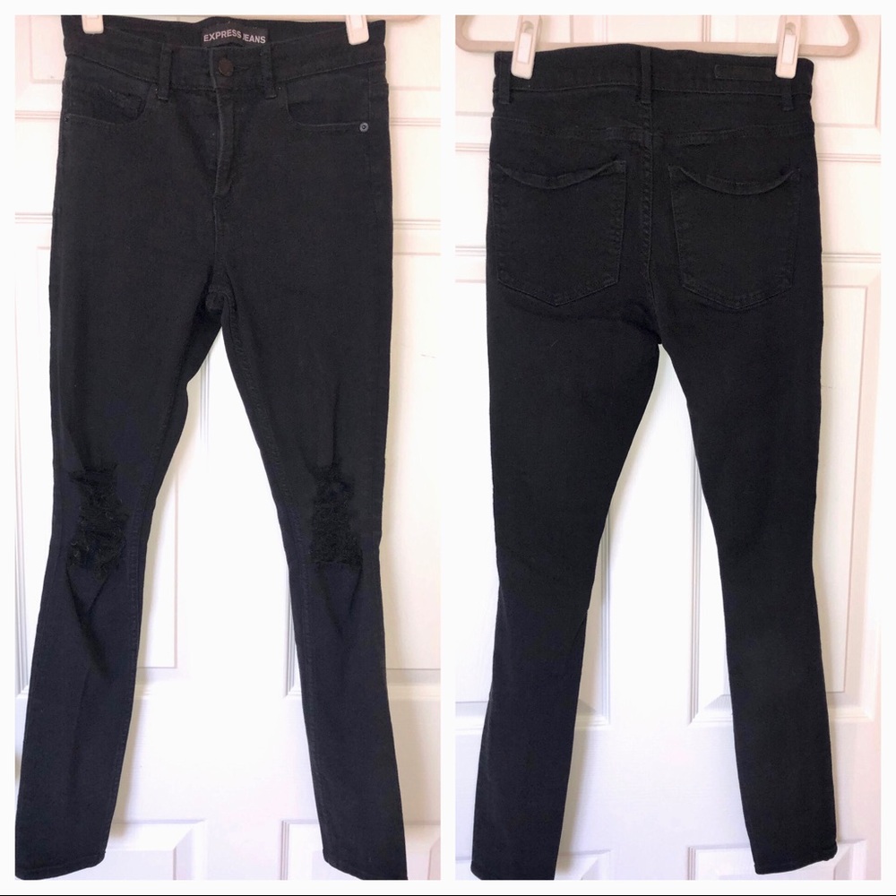 Express high waisted jean
